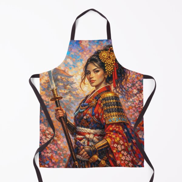 Item preview, Nakano Takeko - Japanese female Samurai Painting designed and sold by GalleryKauffeld.