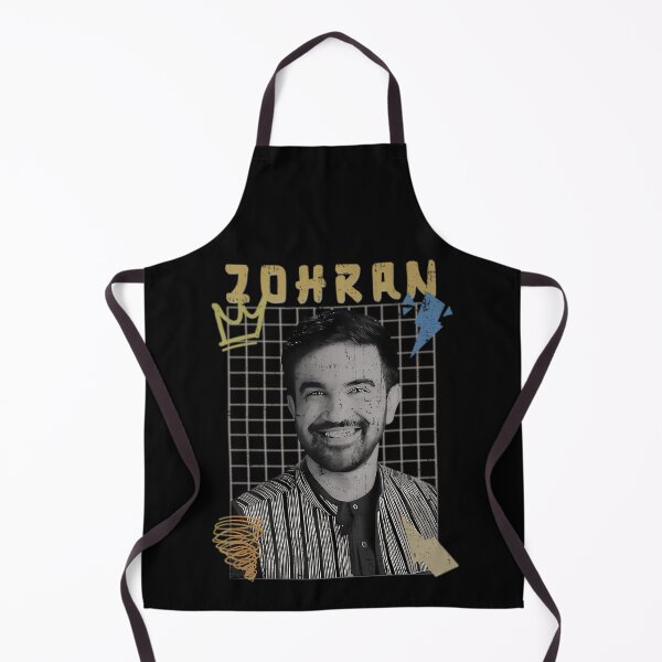 Item preview, Zohran Mamdani Portrait Crown Lightning Grid designed and sold by Eyuka.
