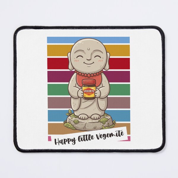 Item preview, Happy Little Vegemite Monk – Cute Australian Buddhist Meditation designed and sold by LOVEARTDESIGN.