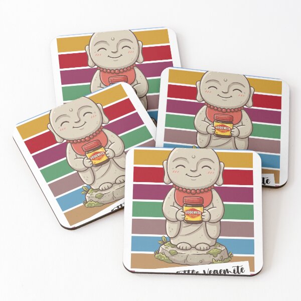 Item preview, Happy Little Vegemite Monk – Cute Australian Buddhist Meditation designed and sold by LOVEARTDESIGN.