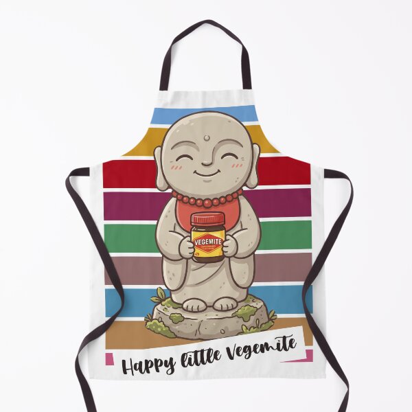 Item preview, Happy Little Vegemite Monk – Cute Australian Buddhist Meditation designed and sold by LOVEARTDESIGN.