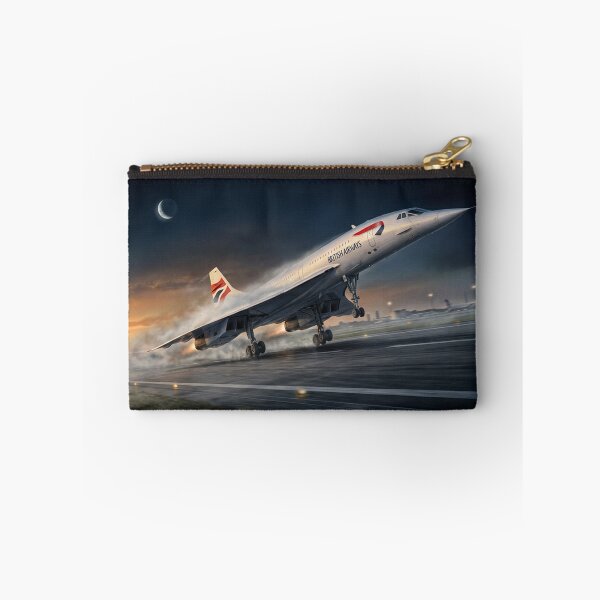 Item preview, Concorde Takeoff Beneath Crescent Moon designed and sold by Airpower Art.