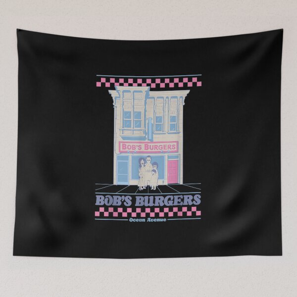 Item preview, Bobs Burger Restaurant Ocean Avenue designed and sold by Foxintheloart.