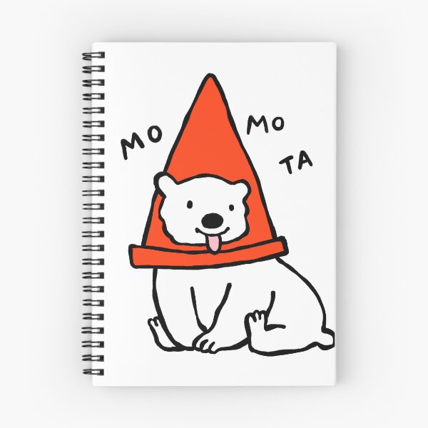 Item preview, Momota polar bear cup with road cone  designed and sold by Inna Ruda.