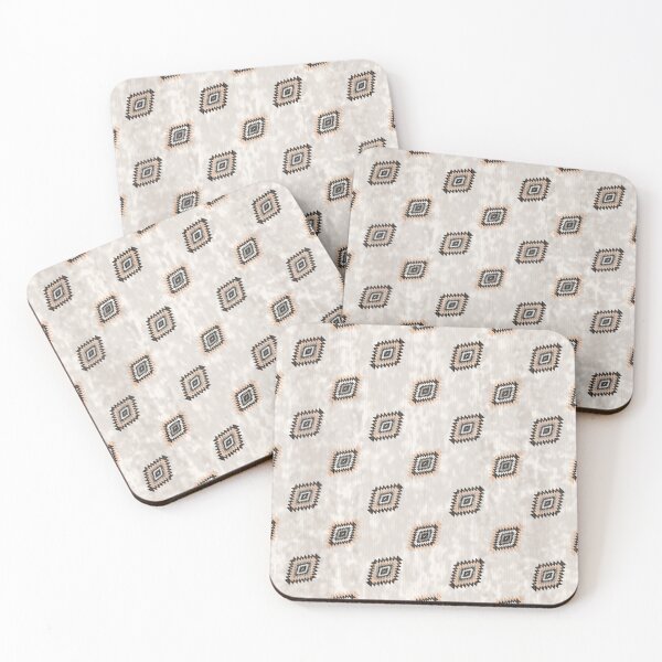 Item preview, Neutral Southwestern Boho Tribal Geometric Diagonal Pattern designed and sold by Momoko-Hikaru.