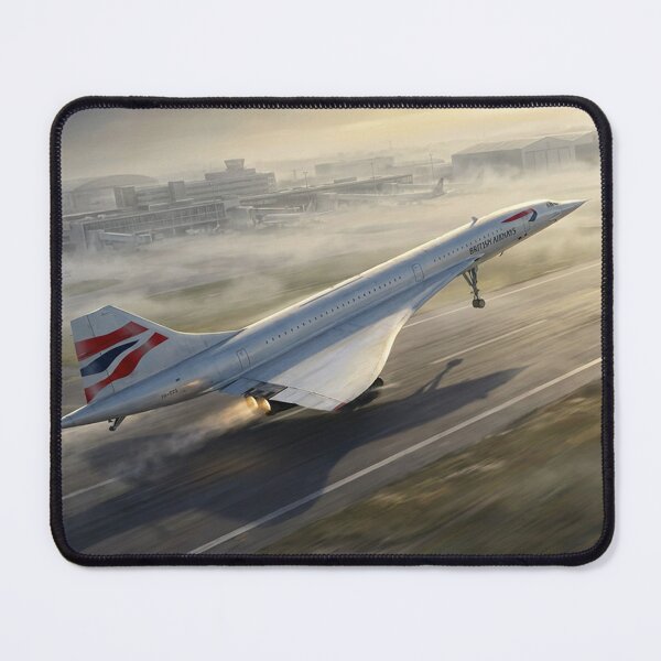Item preview, Concorde Climbing Steeply Over the City designed and sold by Airpower Art.