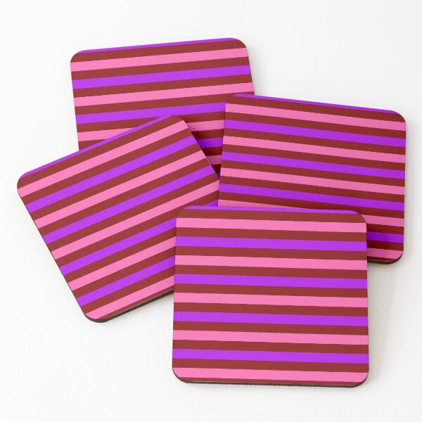 Item preview, Purple And Pink Stripes Design Red  designed and sold by PatternTitan.