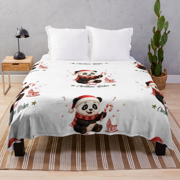 Item preview, Cute Christmas Panda Sweet Holiday Wishes designed and sold by EnginerdStudio.