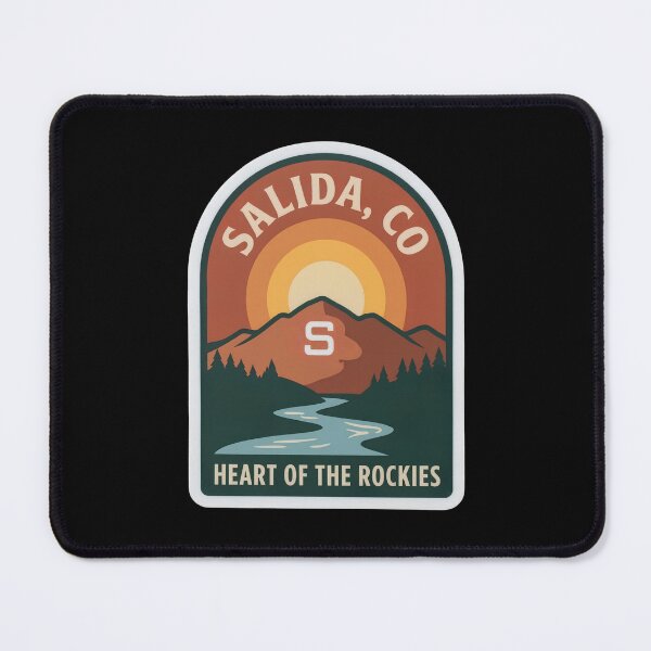 Item preview, Salida Colorado Heart of the Rockies Tenderfoot Mountain S Badge designed and sold by LittleArij.