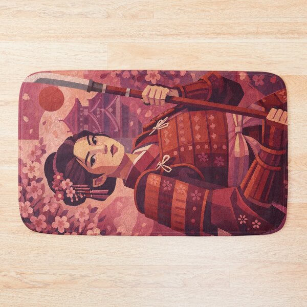 Item preview, Nakano Takeko - Legendary female Samurai illustration. designed and sold by GalleryKauffeld.