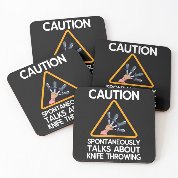 Item preview, Caution Spontaneously Talks About Knife Throwing designed and sold by lauvjdxks.