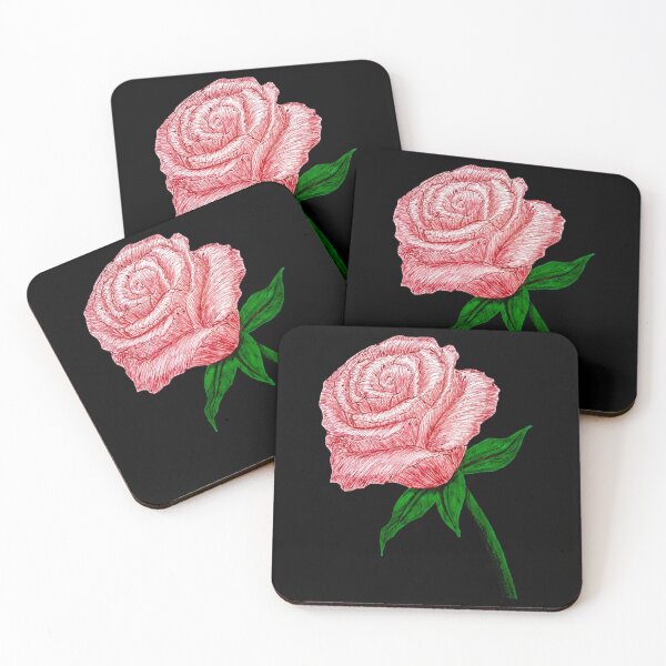 Item preview, Rose - Black BG designed and sold by lavenderXblue.