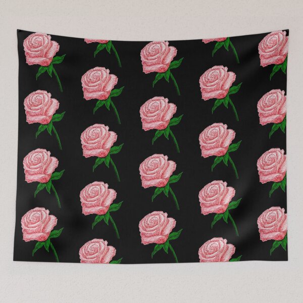 Item preview, Rose - Black BG designed and sold by lavenderXblue.