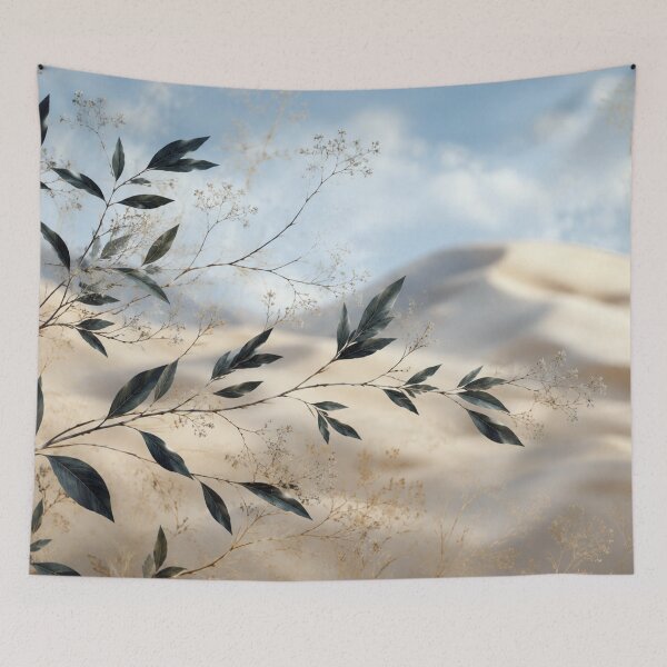 Item preview, Delicate flowering branches in the desert designed and sold by Sigtrix.