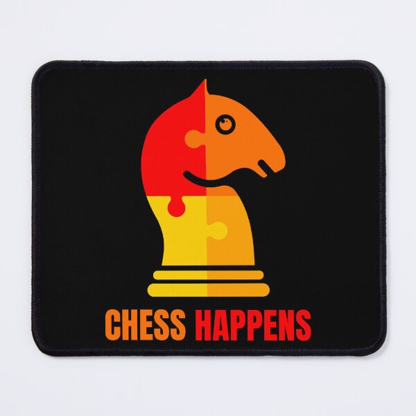 Item preview, Chess Happens Funny Knight Chess Piece designed and sold by chaaval.