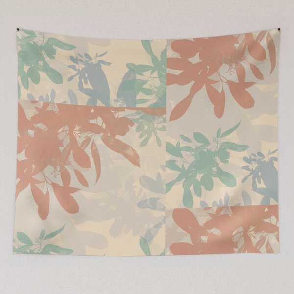 Item preview, Earthy Botanical Leaves Sillhouette Pattern designed and sold by GajaSedej.