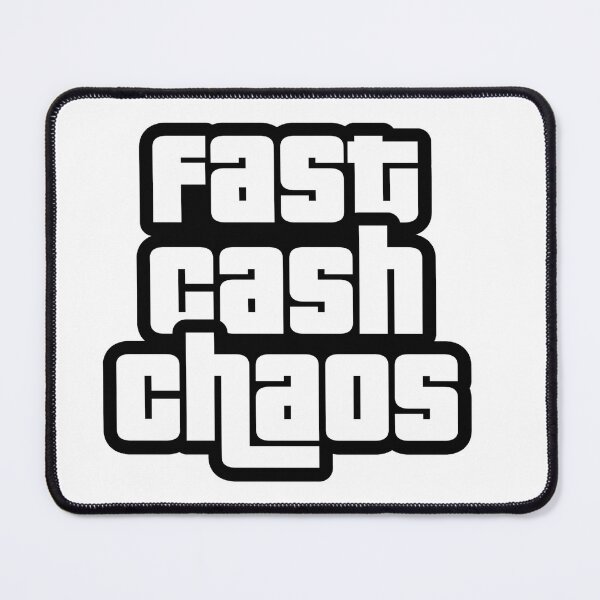 Item preview, Fast Cash Chaos Edgy Urban Typography designed and sold by Lombardino.