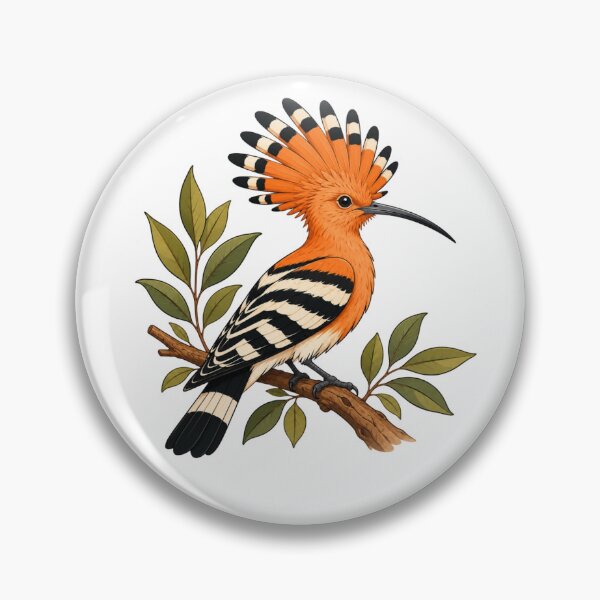 Item preview, African Hoopoe Bird designed and sold by Myra365Art.