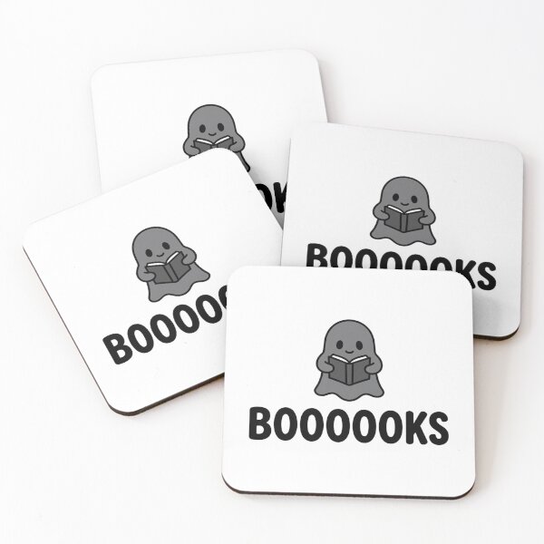 Item preview, Boooooks Cute Ghost Reading a Book Funny Bookworm Spooky Literary designed and sold by raedattia.