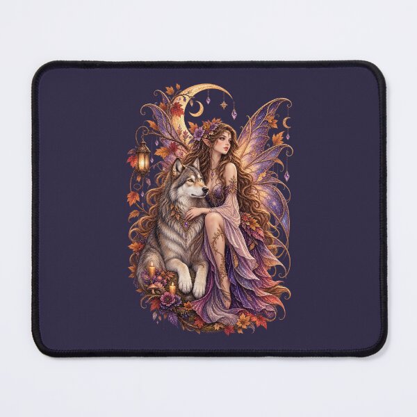 Item preview, Fantasy Fairy & Wolf designed and sold by LunasWhisperStudio.
