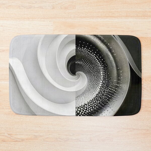 Item preview, Monochrome Spiral Design in Black and White  designed and sold by Vicky Brago-Mitchell®.
