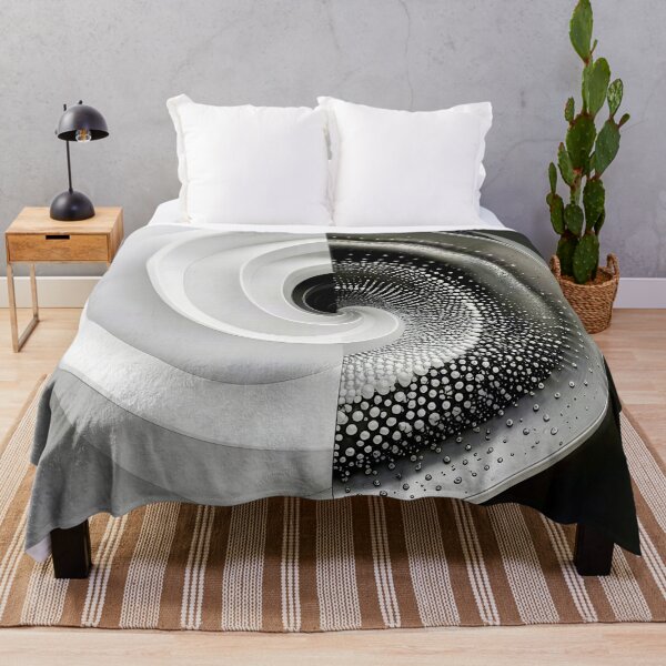 Item preview, Monochrome Spiral Design in Black and White designed and sold by Vicky Brago-Mitchell®.