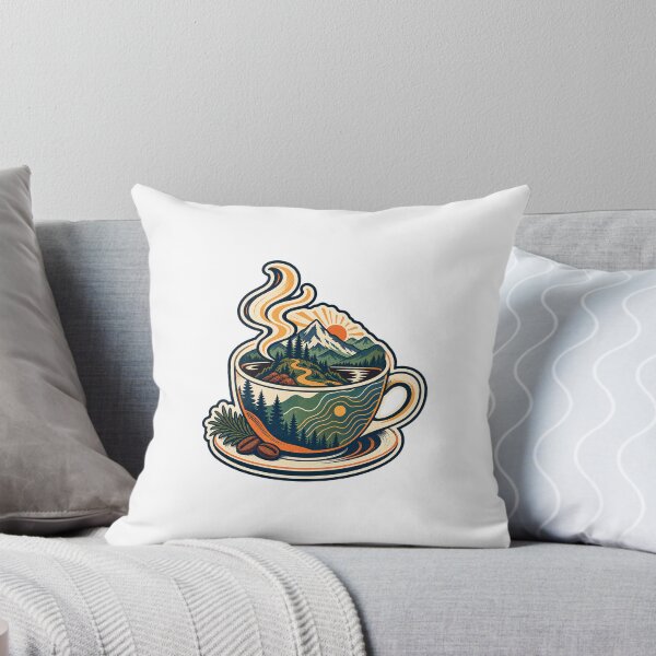 Item preview, Mountain Adventure in a Coffee Cup designed and sold by luxo-design.