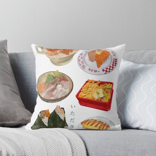Item preview, Japanese Comfort Food Collection – Onigiri, Sashimi & Omurice designed and sold by FeedMeLikeUDraw.