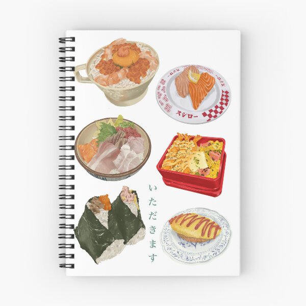 Item preview, Japanese Comfort Food Collection – Onigiri, Sashimi & Omurice designed and sold by FeedMeLikeUDraw.