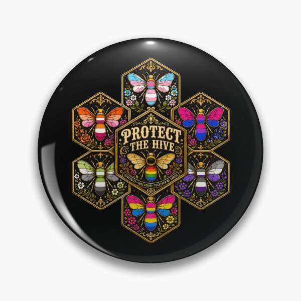 Item preview, Protect the Hive LGBTQ Bee designed and sold by wansilastomi.