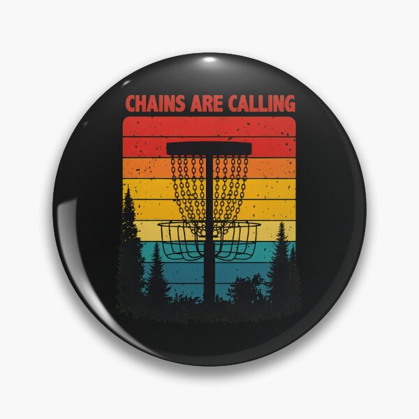 Item preview, Chains Are Calling Disc Golf Retro Sunset Vintage Graphic designed and sold by lauvjdxks.
