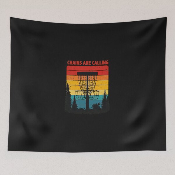 Item preview, Chains Are Calling Disc Golf Retro Sunset Vintage Graphic designed and sold by lauvjdxks.