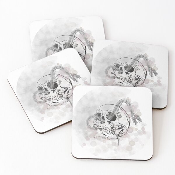 Item preview, Mechanical Soul - Dark Cyber Gothic Skull Art designed and sold by GajaSedej.