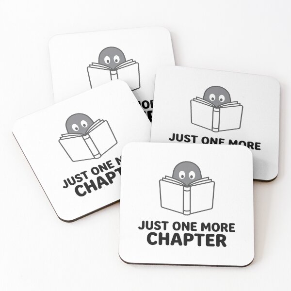 Item preview, Just One More Chapter Cute Ghost Reading a Book Bookworm Reader Aesthetic designed and sold by raedattia.
