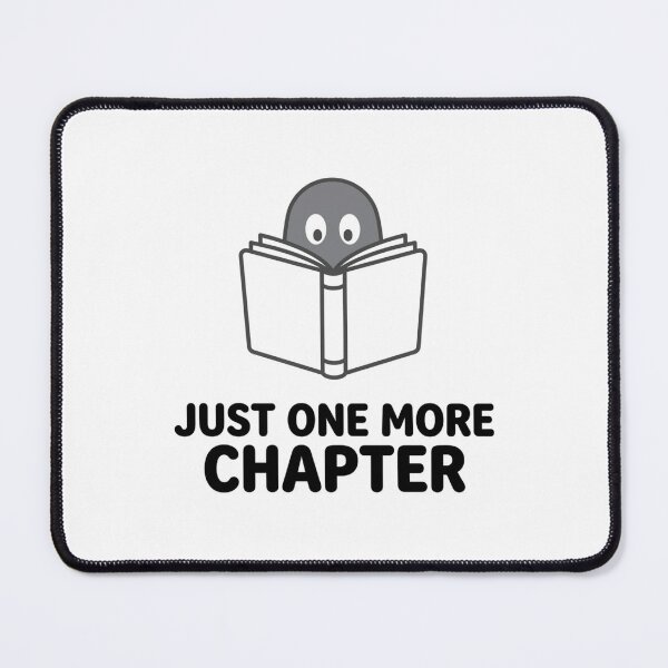Item preview, Just One More Chapter Cute Ghost Reading a Book Bookworm Reader Aesthetic designed and sold by raedattia.