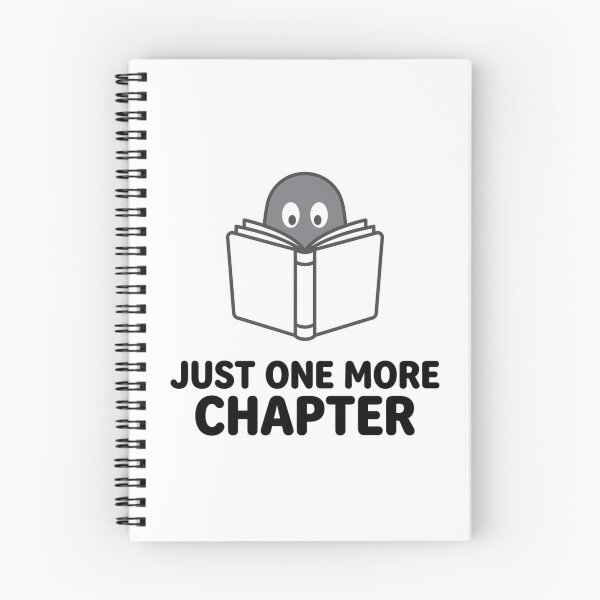 Item preview, Just One More Chapter Cute Ghost Reading a Book Bookworm Reader Aesthetic designed and sold by raedattia.