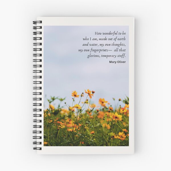 Item preview, Mary Oliver How Wonderful to Be Who I Am Poster | Poetry Wall Art | Nature & Self Love Quote designed and sold by Poeticrituation.