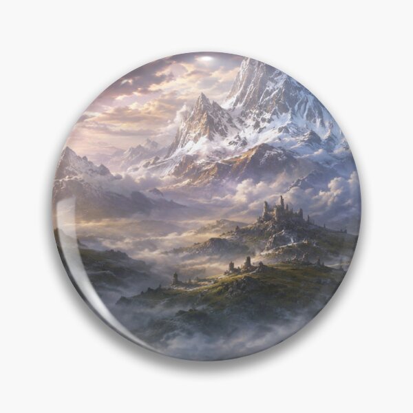 Item preview, Majestic fantasy mountain world designed and sold by Sigtrix.