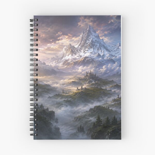Item preview, Majestic fantasy mountain world designed and sold by Sigtrix.