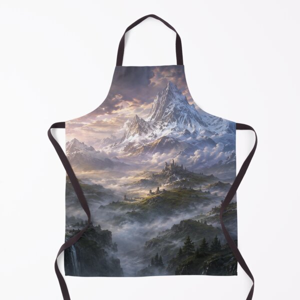 Item preview, Majestic fantasy mountain world designed and sold by Sigtrix.
