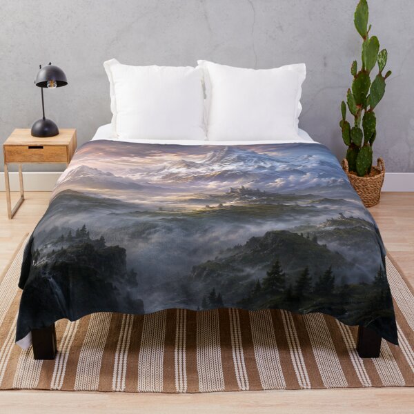 Item preview, Majestic fantasy mountain world designed and sold by Sigtrix.