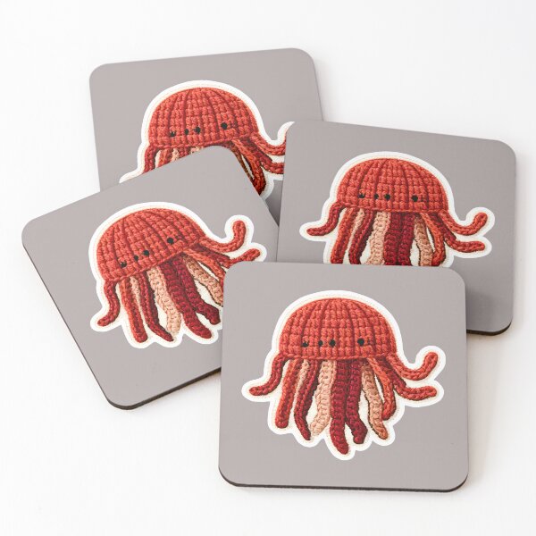 Item preview, Cute Crochet Jellyfish – Handmade Ocean Friend designed and sold by KAM-KAM-STORE.