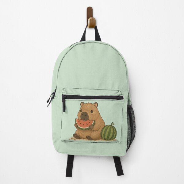 Item preview, Summer Snack Capybara designed and sold by MellowMunchkins.