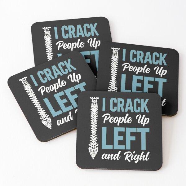 Item preview, Chiropractor I Crack People Up Left and Right Spine Graphic designed and sold by lauvjdxks.
