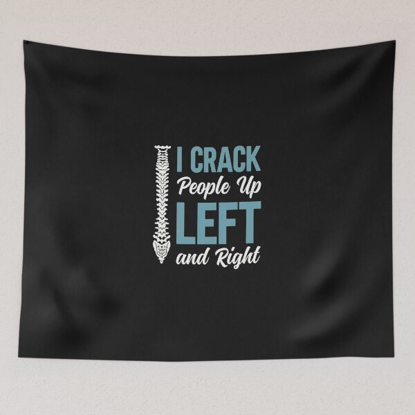 Item preview, Chiropractor I Crack People Up Left and Right Spine Graphic designed and sold by lauvjdxks.