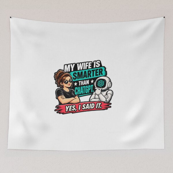 Item preview, My Wife Knows Everything ChatGPT Takes Notes designed and sold by Bocianessco.