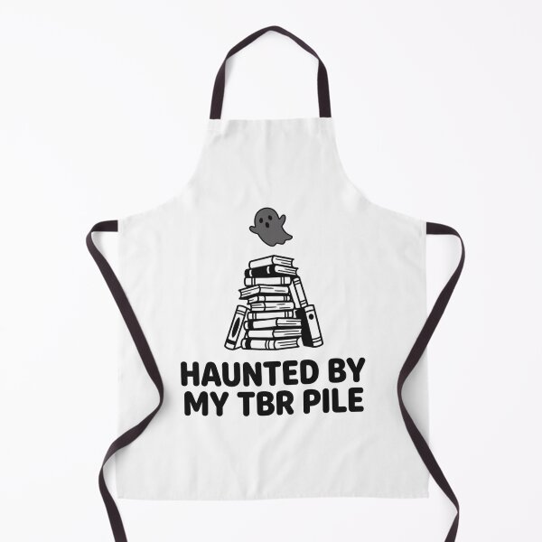 Item preview, Haunted By My TBR Pile Cute Ghost Reading Bookish Quote Aesthetic Bookworm designed and sold by raedattia.