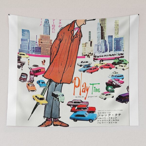 Artikelvorschau, Spielzeit Jacques Tati Vintage Poster japanisch entworfen und verkauft von joriearmstrong.