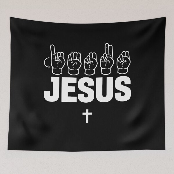 Item preview, Jesus ASL Christian American Sign Language designed and sold by wansilastomi.