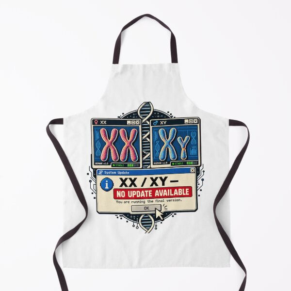 Item preview, Funny Futuristic Geek Tee – "XX / XY — Funny Futuristic Geek Tee – "XX / XY — NO UPDATE AVAILABLE"" designed and sold by UrbanStatic.